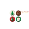 Stampo ciocc/candy albero e babbo natale 4 pezzi