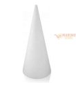 Cono in Polistirolo Ø14 cm x h37 cm – Base per Decorazioni e Progetti Creativi