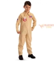 Costume Acchiappa Fantasmi Bambino 8-9 Anni - Tuta con Cerniera per Carnevale e Feste