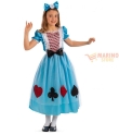 Costume Alice 10-11 Anni Bambina – Perfetto per Carnevale e Feste a Tema Paese delle Meraviglie