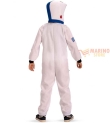 Costume Astronauta Bambino in Tuta Bianca con Cappuccio 10/11 anni – Perfetto per Carnevale e Feste a Tema