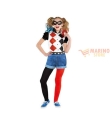 Costume Bambina Harley Quinn 10-12 Anni – Perfetto per Carnevale e Feste a Tema Supereroi