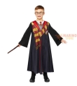 Costume Bambino Harry Potter Deluxe Kit 8-10 Anni - Mantello, Sciarpa e Bacchetta per Carnevale e Feste a Tema