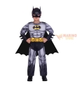 Costume Batman Classic per Bambino 3/4 Anni - Completo con Mantello e Maschera per Carnevale