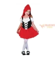 Costume carnevale bimba hooded rosy 7-9 anni