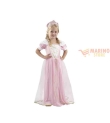 Costume carnevale bimba principessa 3-4 anni