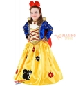 Costume carnevale principessa dei boschi lusso L 9 anni