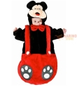 Costume Carnevale Saccottino Topino 0-3 Anni - Morbido e Comodo per il Tuo Bambino - Perfetto per Carnevale e Feste a Tema