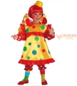 Costume Clown Bollicina Bambina 1-2 Anni – Perfetto per Carnevale e Feste a Tema Circo