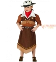 Costume Dama del West 4-5 Anni Bambina – Perfetto per Carnevale e Feste a Tema Cowboy