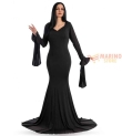 Costume Dama Nera Adulto Taglia M/L – Eleganza e Mistero per il Tuo Carnevale