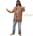 Costume Hippie Taglia Unica (M-L) – Stile Anni ‘70 per un Look Iconico! Perfetto per Carnevale e Feste a Tema, in Busta con Gancio