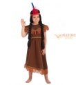 Costume Indianina 8-11 Anni in Busta – Perfetto per Carnevale e Feste a Tema Pellerossa