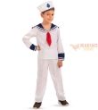 Costume Marinaio Bambino 4-5 Anni - Completo con Casacca, Pantaloni e Cappello - Perfetto per Carnevale e Feste a Tema