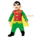 Costume Robin Bambino 2-3 Anni - Supereroe di DC Comics per Carnevale e Feste a Tema