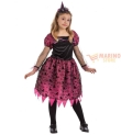 Costume Streghetta Bordeaux Bambina 8-9 Anni – Perfetto per Halloween e Gioco