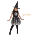 Costume Streghetta Ragno Bambina 8-9 Anni – Perfetto per Halloween e Travestimenti