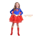 Costume Supergirl Classic Bambina 6-8 Anni – Perfetto per Carnevale e Feste a Tema