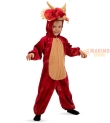 Costume Triceratopo Bambino 3 Anni - Tutona Pelliccetta con Cappuccio - Perfetto per Carnevale e Feste a Tema