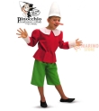 Costume Ufficiale Pinocchio 6-7 Anni - Cappello, Naso, Casacca e Pantaloni per Feste a Tema