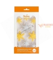 Decorazioni di zucchero gold & silver snowflakes 9 pz