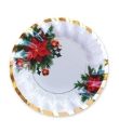 Natale christmas mood piatto fondo 24 cm 6 pz