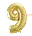 Palloncino Champagne Mega numerone 9 in mylar da 101 cm - 40