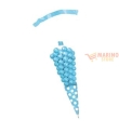 Sacchetti Cellophane Cono Polka Azzurro Intenso 9 x 27 cm 10 pezzi