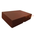 Scatola microonda cannoli/Pasticceria 24,5 X 17,5 X H6 colore bordeaux