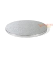 Sottotorta Cartone Argento Tondo 20X1,2 cm