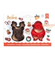 Tagliapasta babbo natale plastica set 2 pezzi