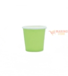 Immagine 0 di Bicchiere Verde mela 80 cc ecolor in carta 25 pz