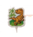 Immagine 0 di Candelina 2D Dinosauri 1Pz