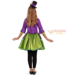 Immagine 1 di Costume Cappellaio Matto Bambina 10-11 Anni in Busta – Perfetto per Carnevale e Feste a Tema Alice nel Paese delle Meraviglie