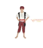 Immagine 0 di Costume carnevale bimbo pirate jack 7-9 anni