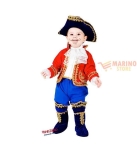 Immagine 0 di Costume carnevale piccolo capitano 12 mesi