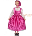 Immagine 0 di Costume Mascia Bambina 6-7 Anni in Busta con Gancio - Gonna Fucsia e Fazzolettino