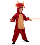 Immagine 0 di Costume Triceratopo Bambino 3 Anni - Tutona Pelliccetta con Cappuccio - Perfetto per Carnevale e Feste a Tema