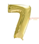 Immagine 0 di Palloncino Champagne Mega numerone 7 in mylar da 101 cm - 40