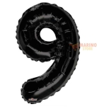 Immagine 0 di Palloncino Nero Mega numerone 9 in mylar da 101 cm - 40