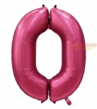 Immagine 0 di Palloncino Satin Velvet Pomogranate Mega numerone 0 in mylar da 101 cm - 40