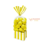 Immagine 0 di Sacchettini Rettangolari Colore Giallo 25 cm 10 pezzi