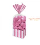 Immagine 0 di Sacchettini Rettangolari Colore Rosa 25 cm 10 pezzi