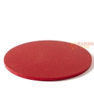 Immagine 0 di Sottotorta Cartone Rosso Tondo 35X1,2 cm