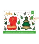 Immagine 0 di Tagliapasta albero natale e scarpone in plastica set 2 pezzi