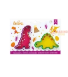 Immagine 0 di Tagliapasta Jurassic in plastica set 2 pezzi