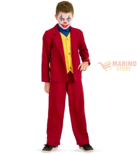 Costume bimbo crazy clown taglia VIII 12-13 anni