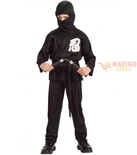 Costume bimbo guerriero ninja VII-VIII 10-13 anni