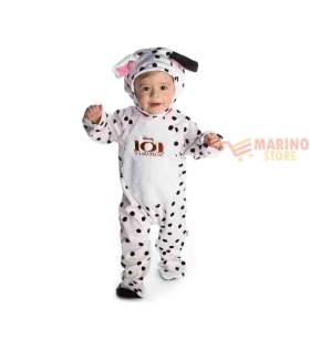 Costume carnevale neonato dalmatian romper 18-24 mesi