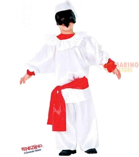 Costume carnevale pulcinella baby 4 anni